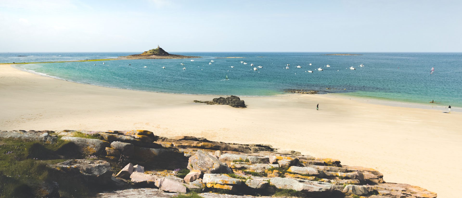 Las playas más bonitas de la costa de Penthièvre en Bretaña, Côtes-d'Armor