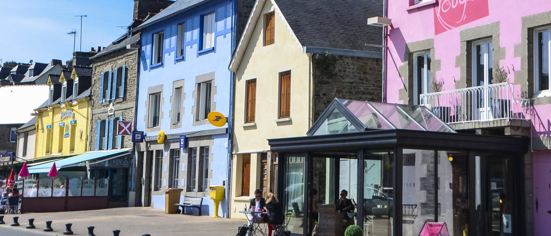 Centre-ville de Saint-Brieuc dans les Côtes d'Armor